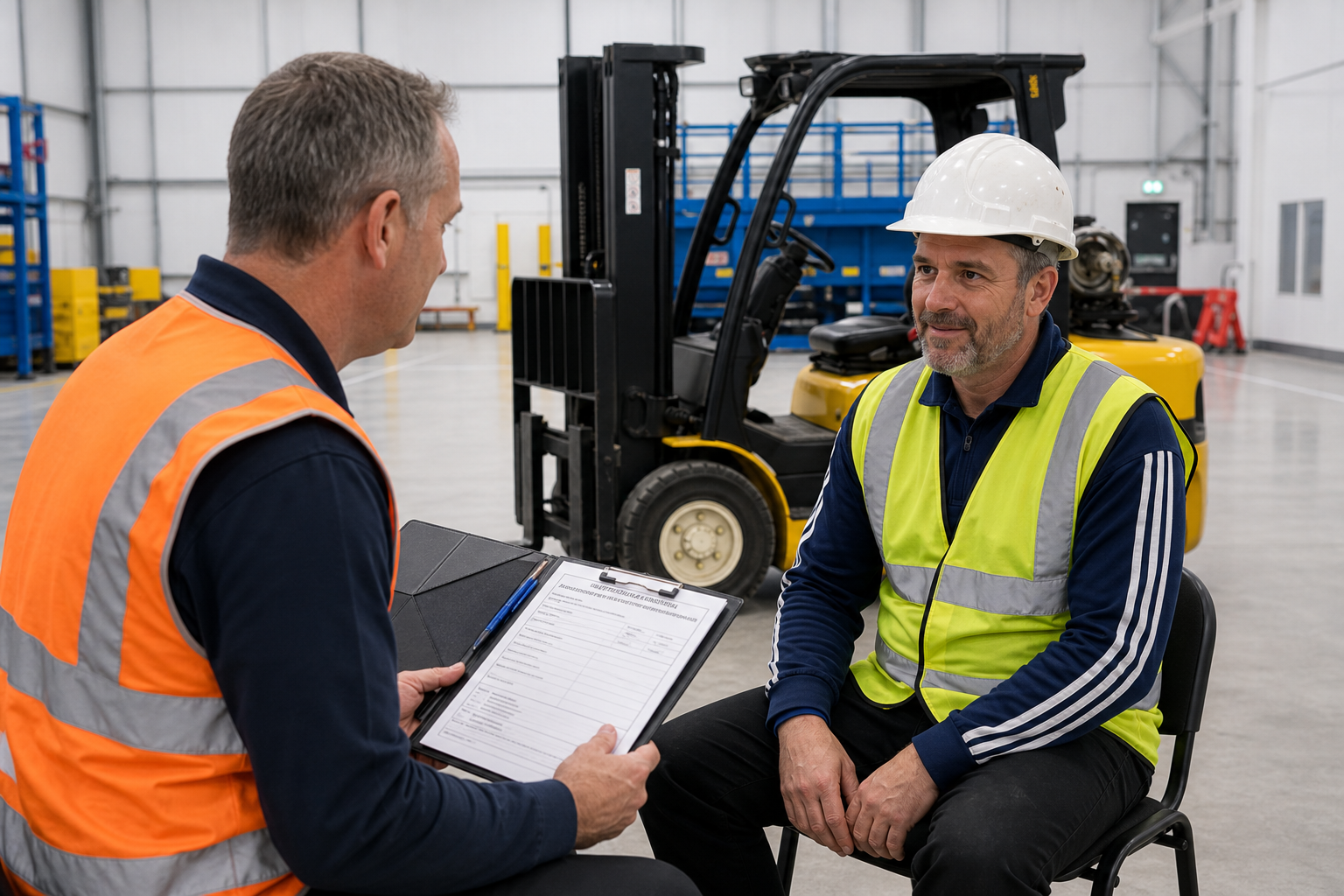 Forklift refresher training in Birmingham for UK licence renewal